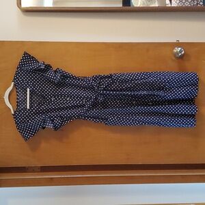 Navy Dress with Pockets